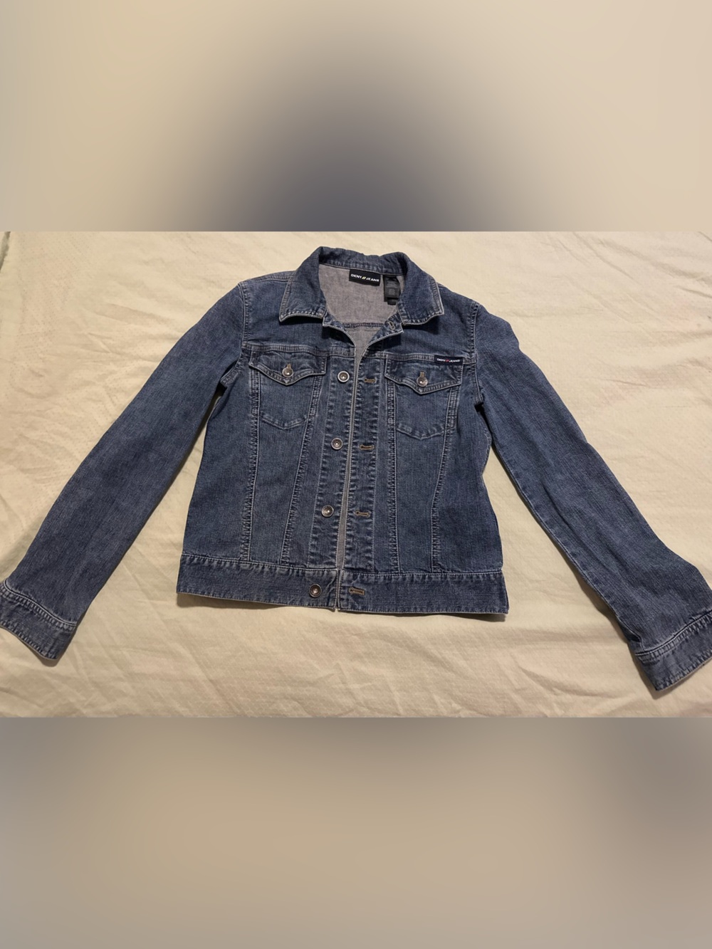 Vintage Y2K Dkny Blue Denim Jacket